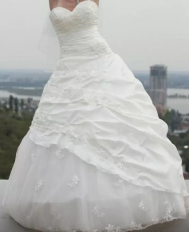  шикарное свадебное платье